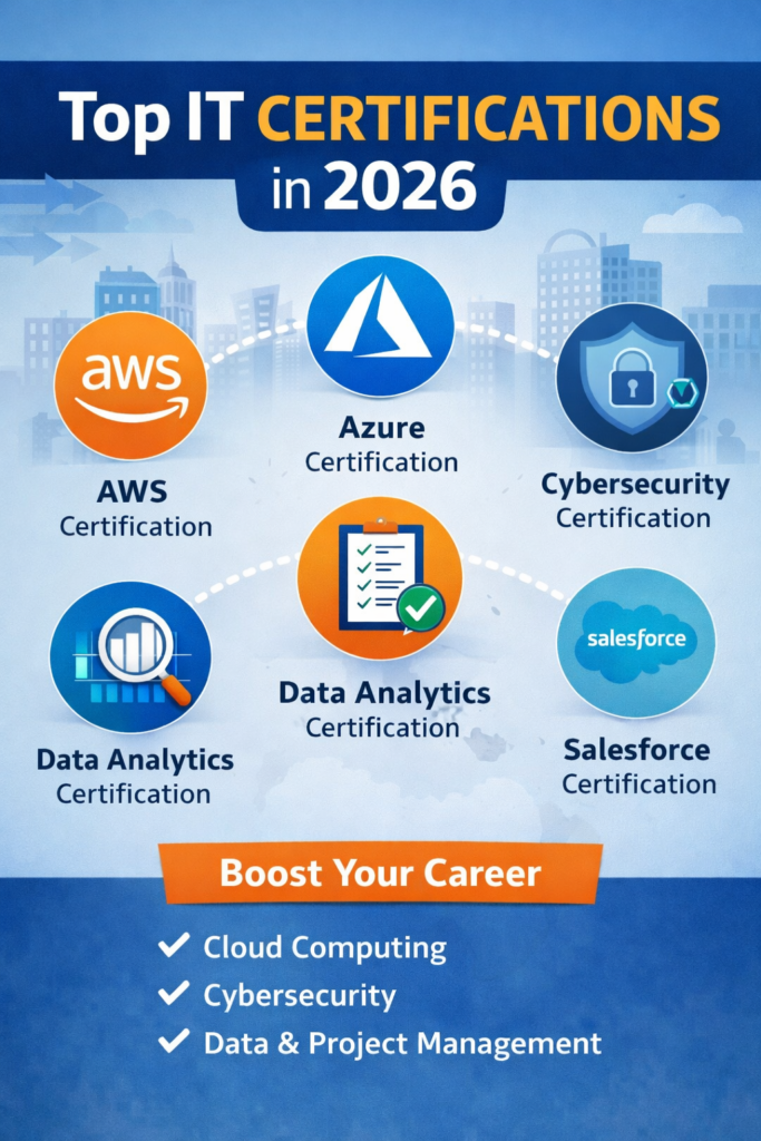 Top IT Certifications in 2026 for career growth
