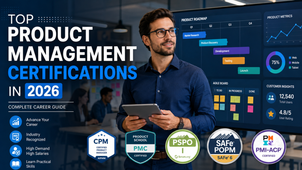 Top Product Management Certifications in 2026 career guide