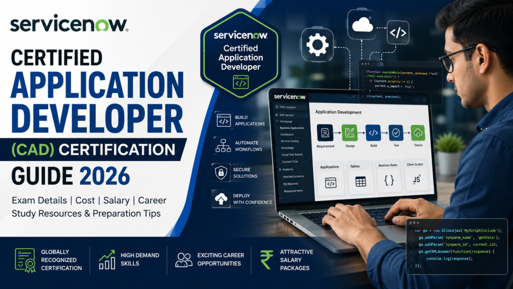 ServiceNow Certified Application Developer Certification Guide 2026 featured image