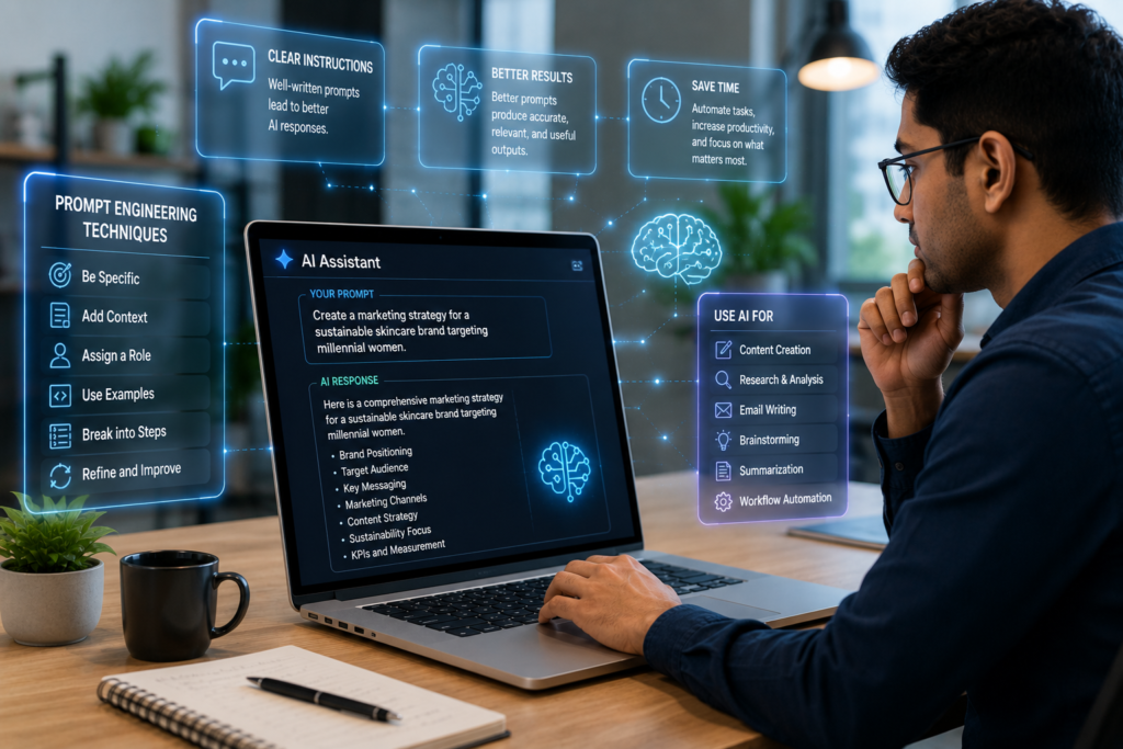 Comparison infographic highlighting the differences between Google Prompting Essentials and Google AI Essentials.